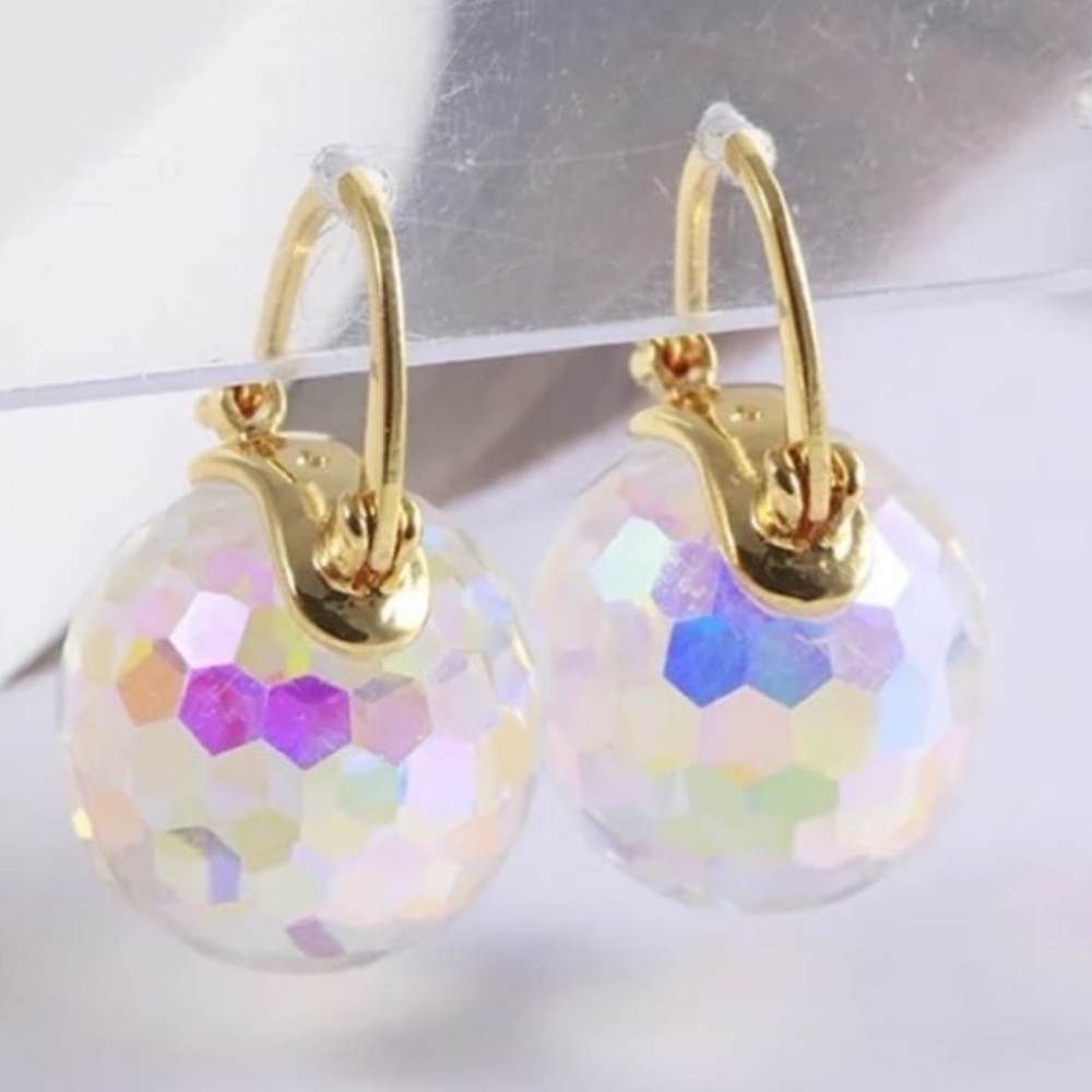 Katespade special edition disco ball earrings - large - Picture 2 of 11